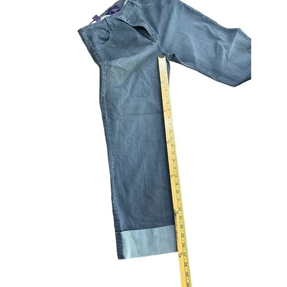 Not Your Daughter's Jeans Women's Gray Straight Leg Mid Rise Jean Size 12 - Picture 5 of 5